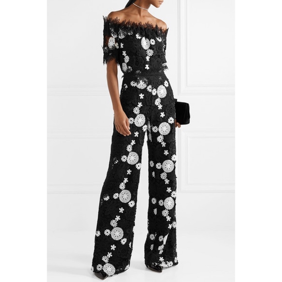 HOST PICK -Naeem Khan Guipure Lace Off-the-Shoulder Top Dress - Picture 7 of 8